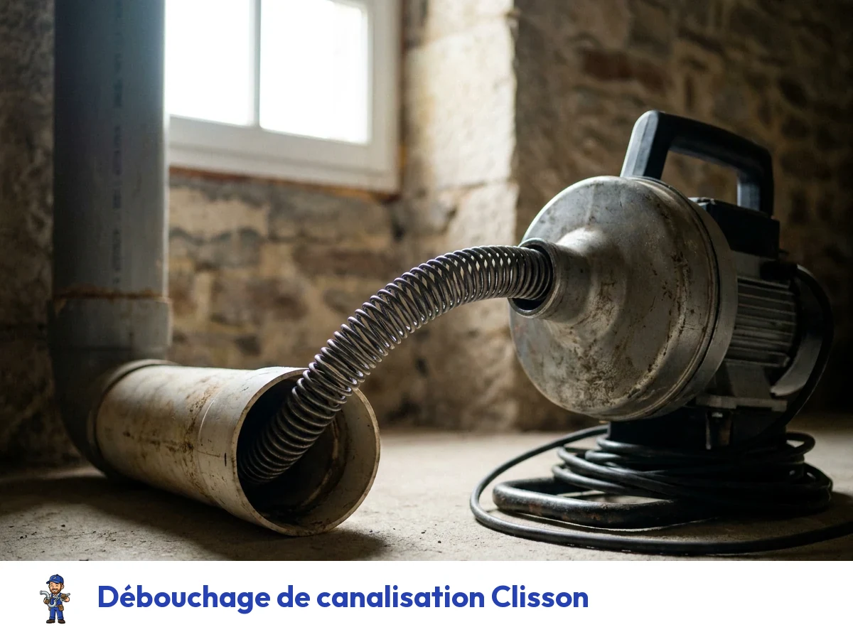 Débouchage de canalisation à Clisson
