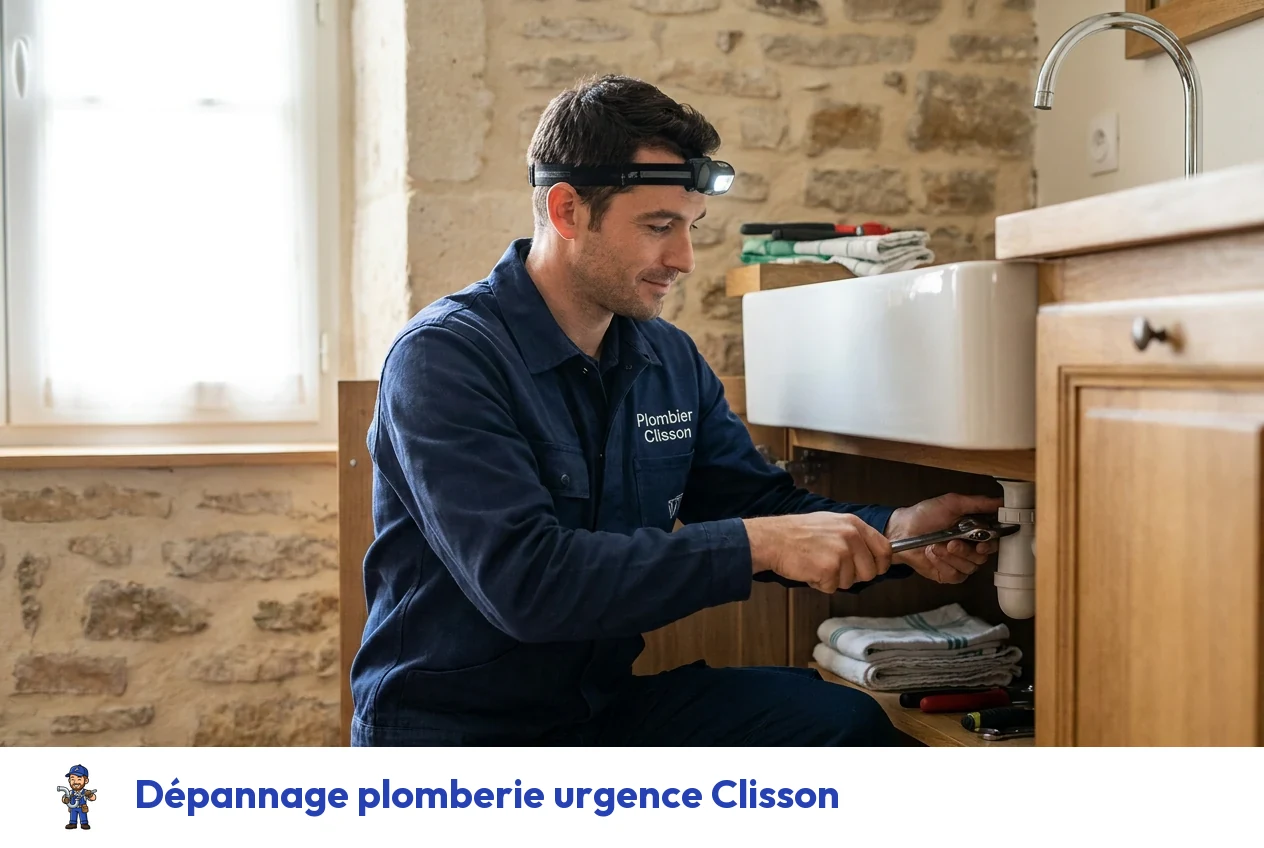 Dépannage plomberie urgence à Clisson
