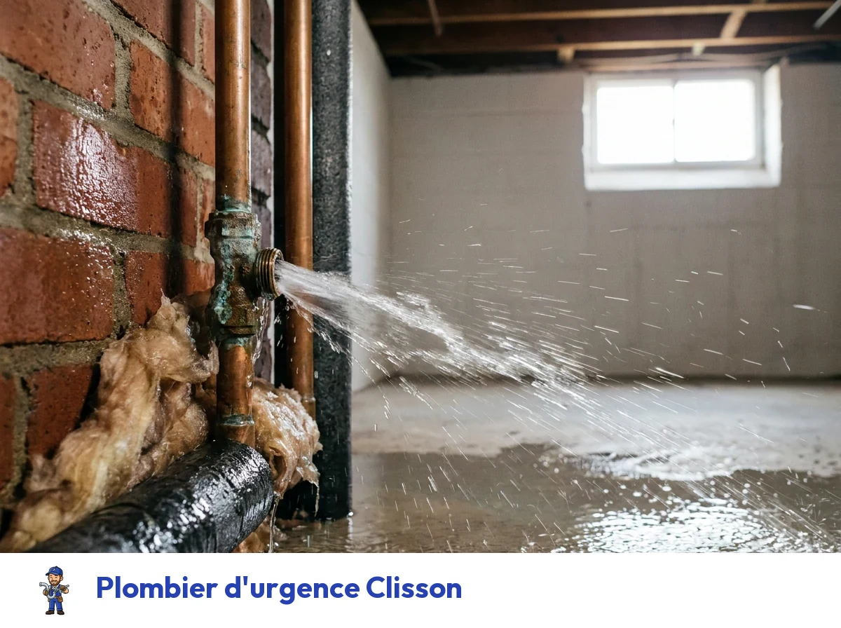 Plombier d'urgence à Clisson