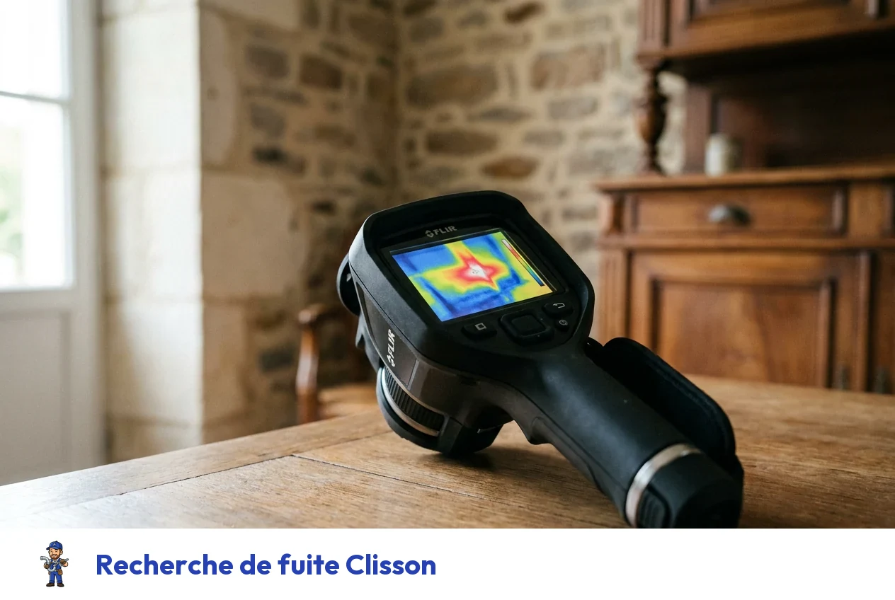 Recherche de fuite à Clisson