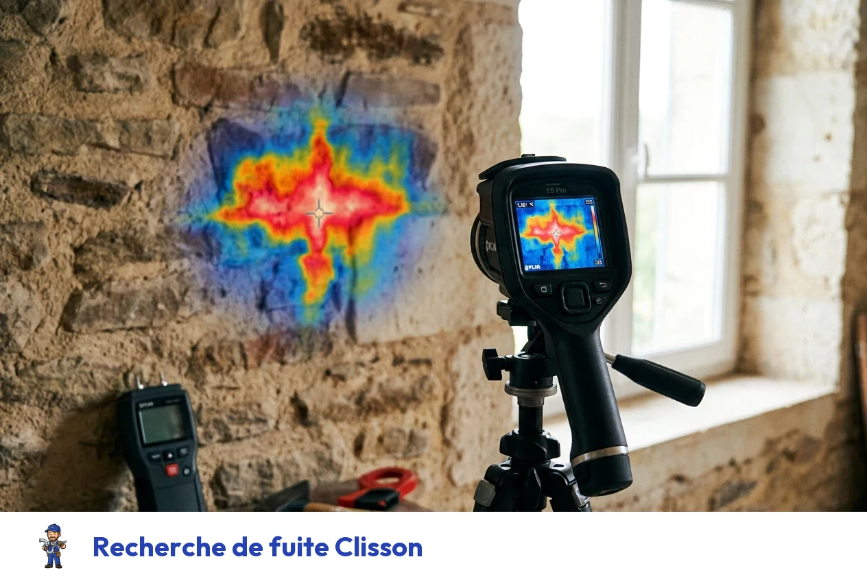 Recherche de fuite à Clisson