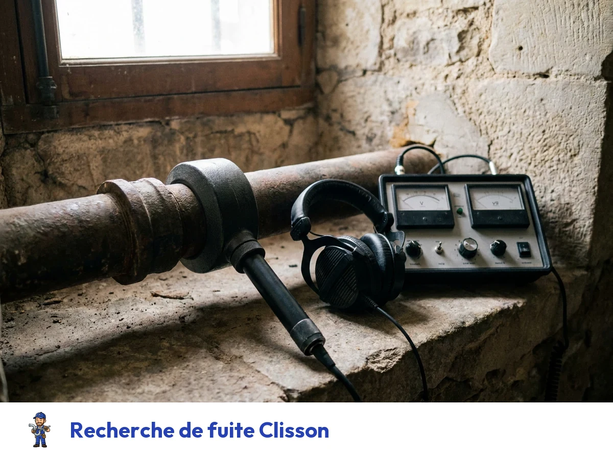 Recherche de fuite à Clisson