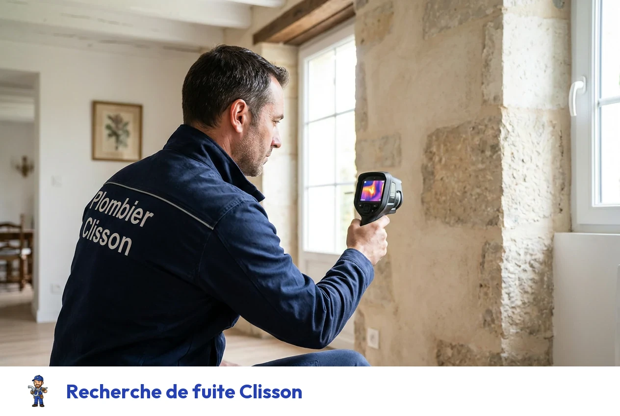 Recherche de fuite à Clisson