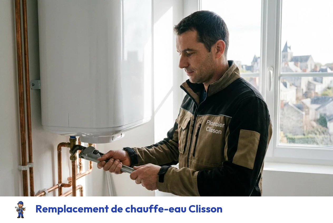 Remplacement de chauffe-eau à Clisson