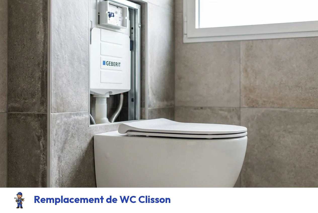 Remplacement de WC à Clisson