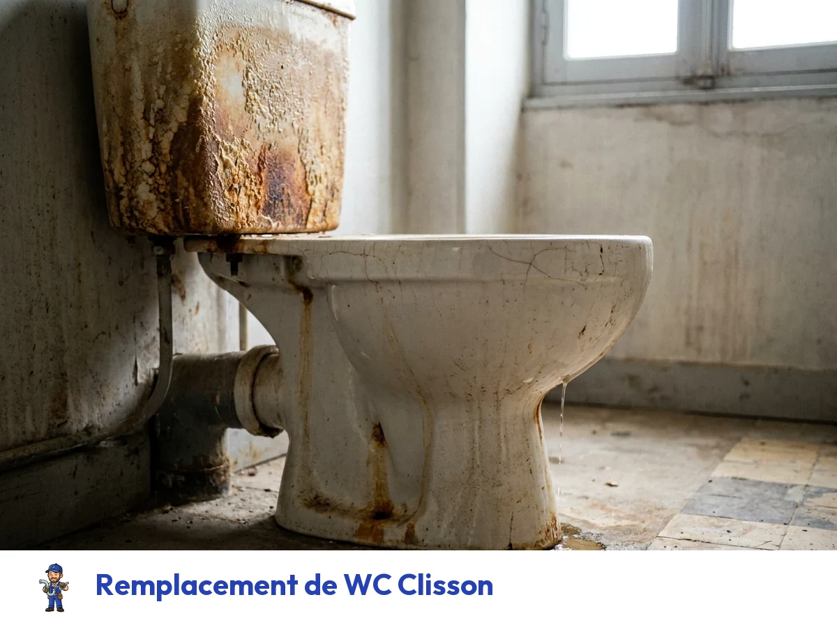 Remplacement de WC à Clisson