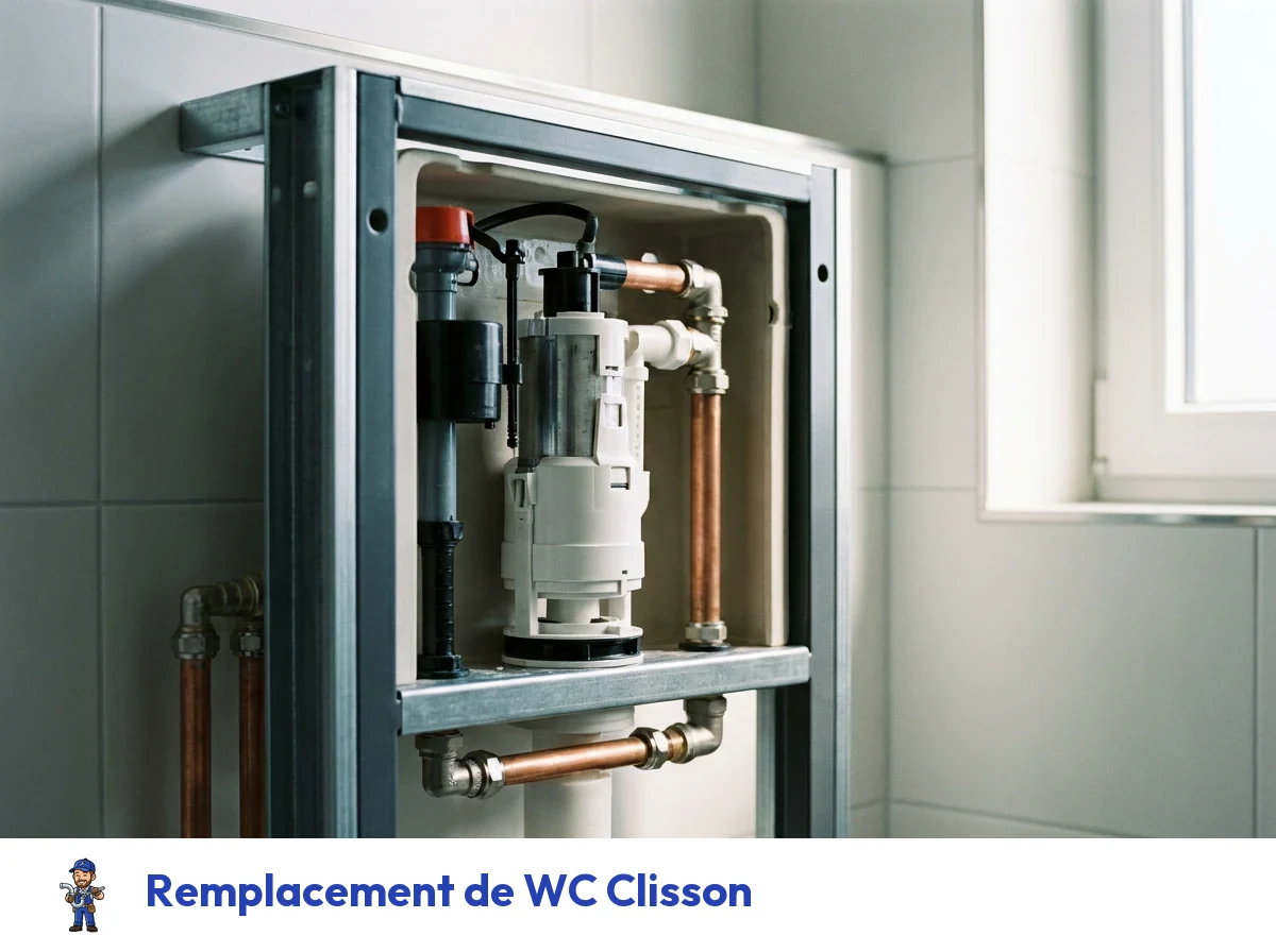 Remplacement de WC à Clisson