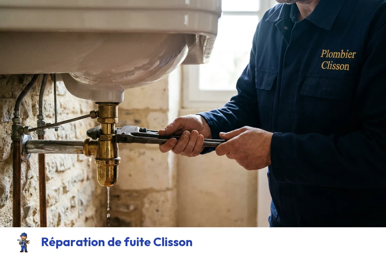 Réparation de fuite à Clisson